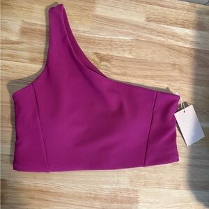 NWT one shoulder WILO sports bra - Size M